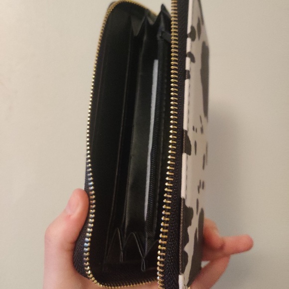 Cow pattern wallet womens purse - Picture 2 of 3